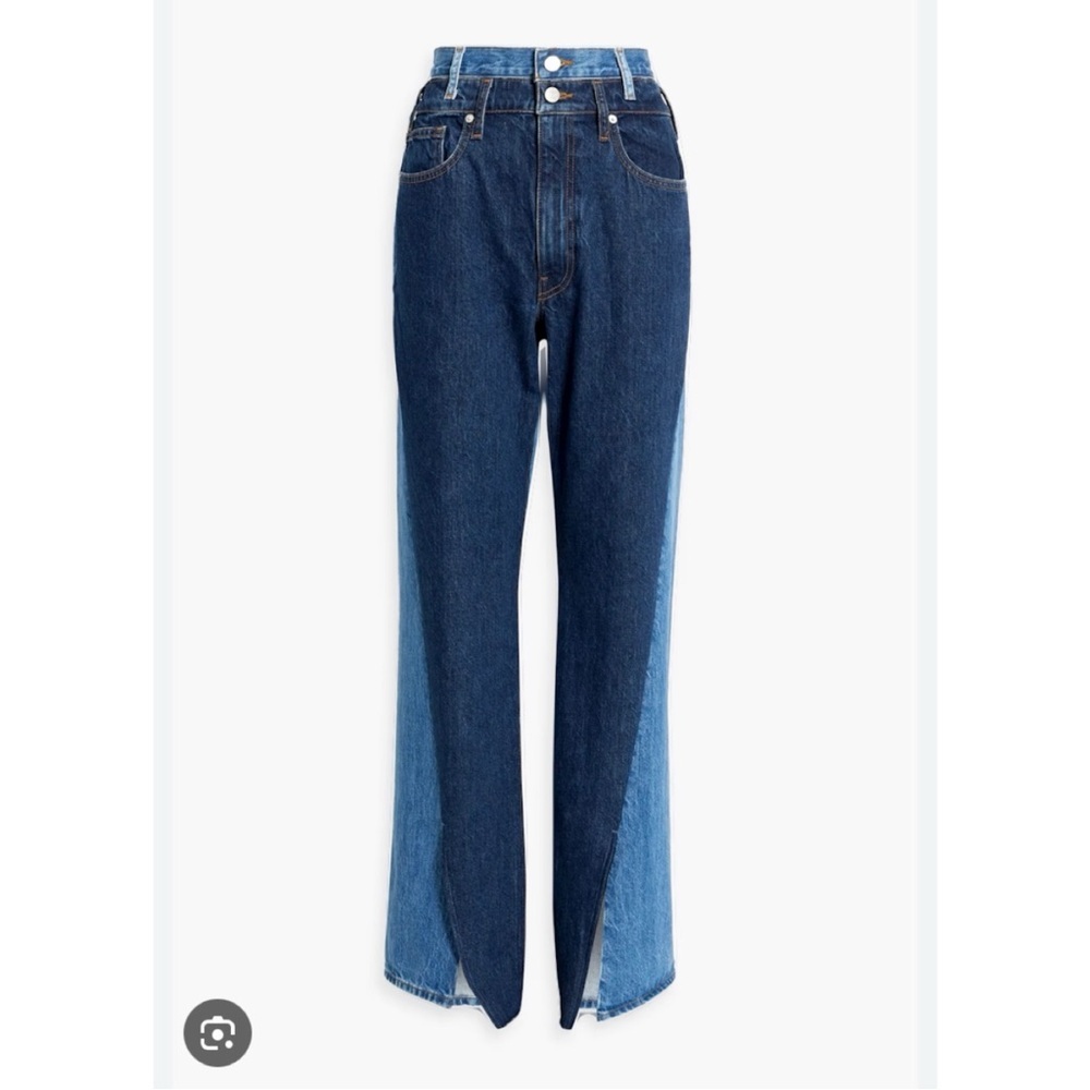 Frame Le Jane Atelier Twisted Seam High-Rise Straight-Leg Jeans size 24